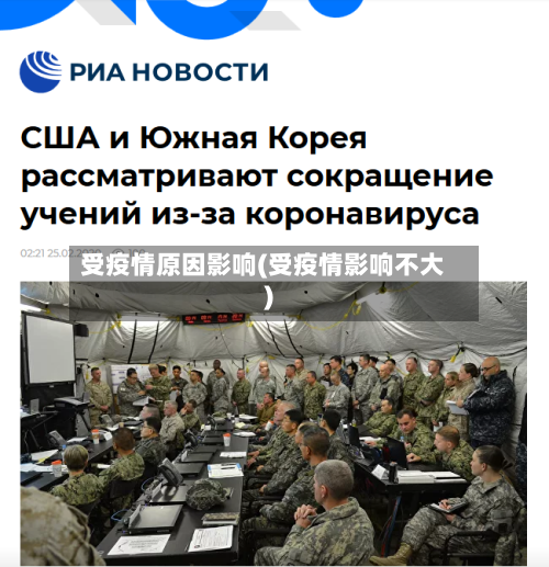 受疫情原因影响(受疫情影响不大)