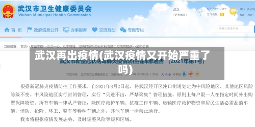 武汉再出疫情(武汉疫情又开始严重了吗)-第3张图片
