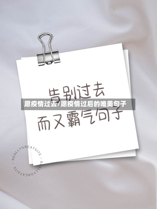 愿疫情过去/愿疫情过后的唯美句子-第2张图片
