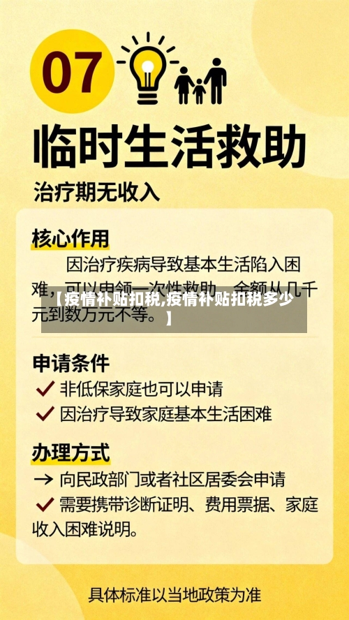 【疫情补贴扣税,疫情补贴扣税多少】