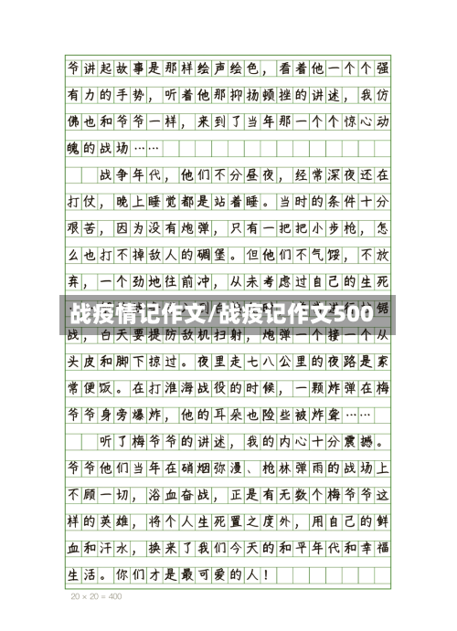 战疫情记作文/战疫记作文500