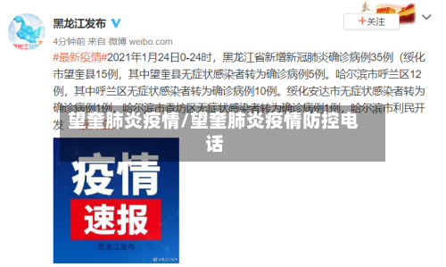 望奎肺炎疫情/望奎肺炎疫情防控电话-第2张图片