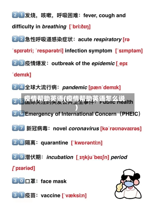 疫情帮助英语(疫情帮助英语怎么说)-第2张图片